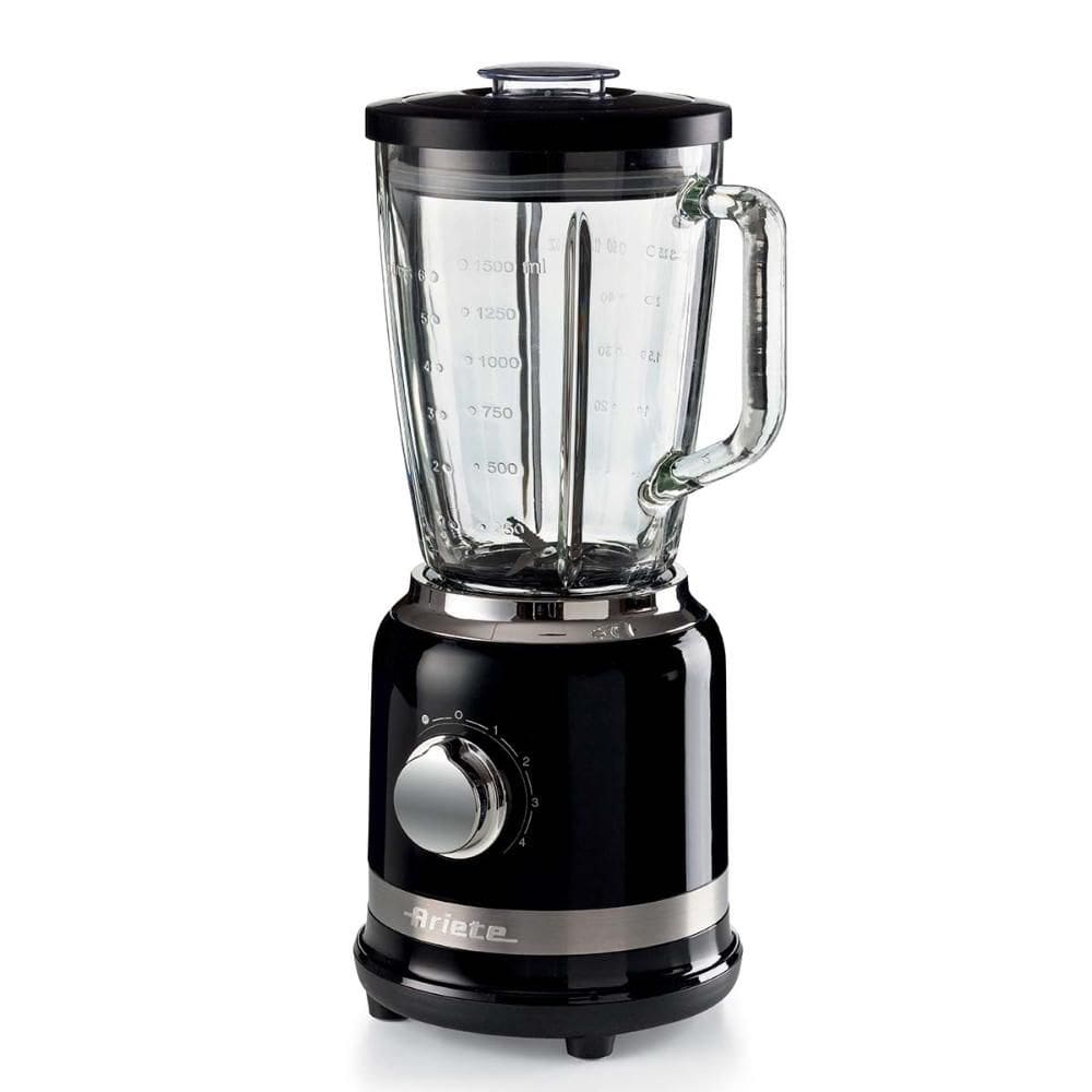 Liquidificador Ariete 585 Moderna Preto Copo de Vidro 1,5L 1000W