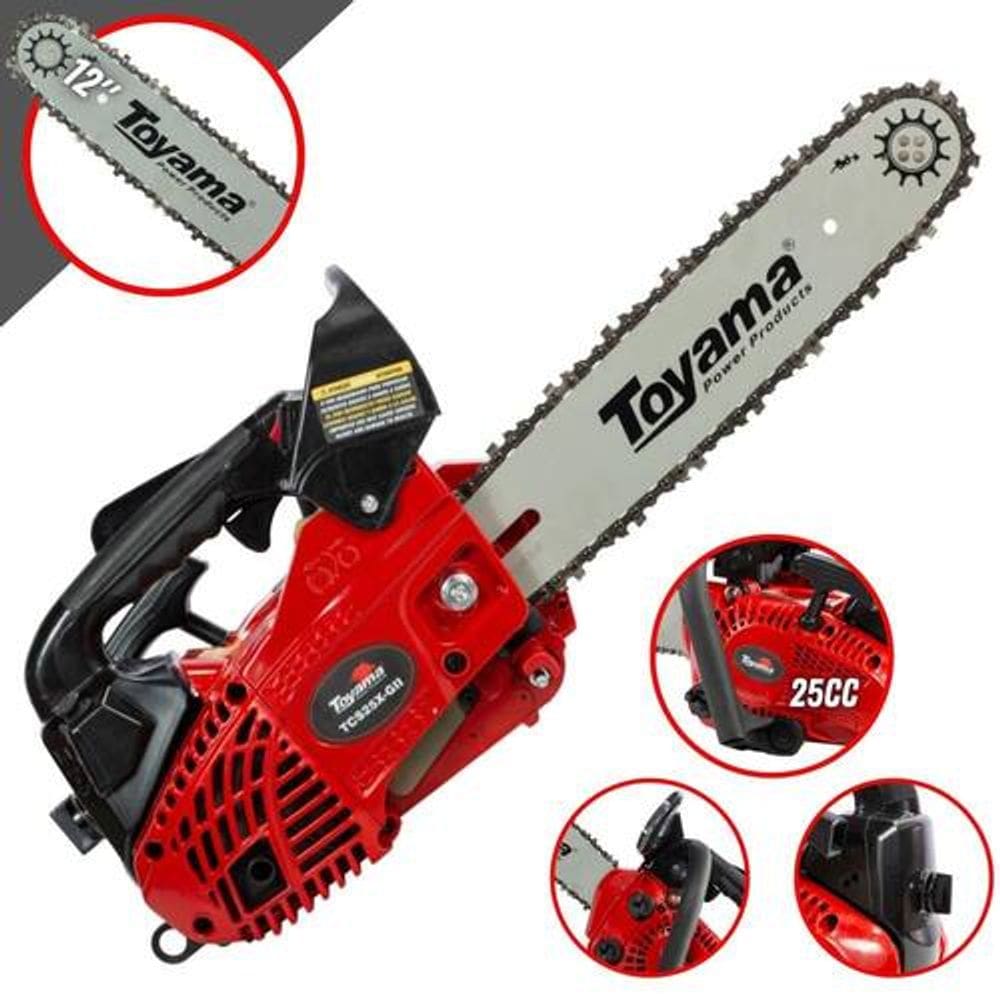 Moto Serra Toyama Tcs25 X G2 Sabre 12 25cc Super Leve 3,2kg para Desdobra e Corte de Madeira