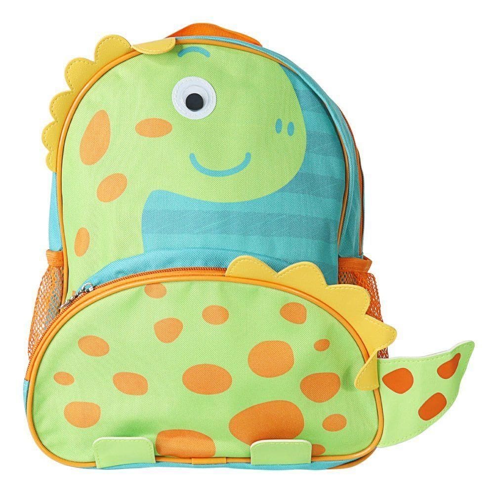 Mochila Escolar Infantil Dinossauro Verde