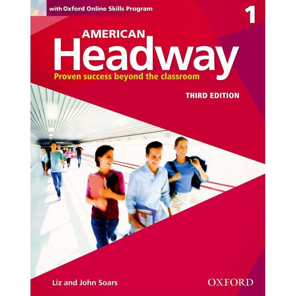 American Headway 1 - Student`s Book With Oxford Online Skills Program - Third Edition