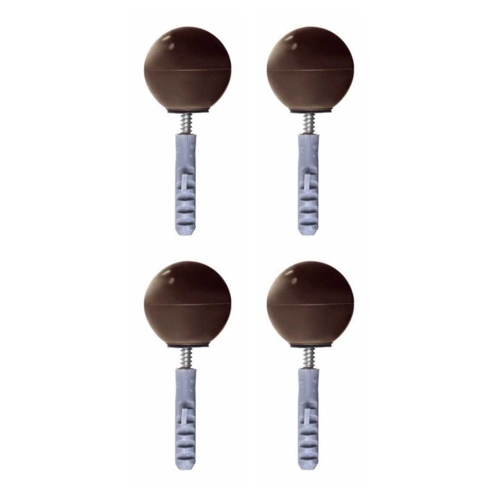 Kit 4 Peças - Batedor/Amortecedor De Porta