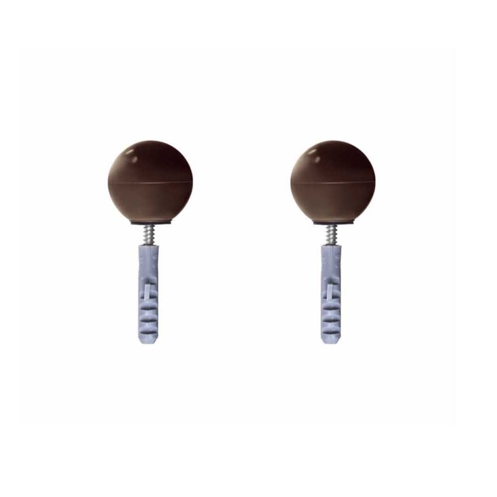 Kit 02 Pçs Batedor/Amortecedor De Porta