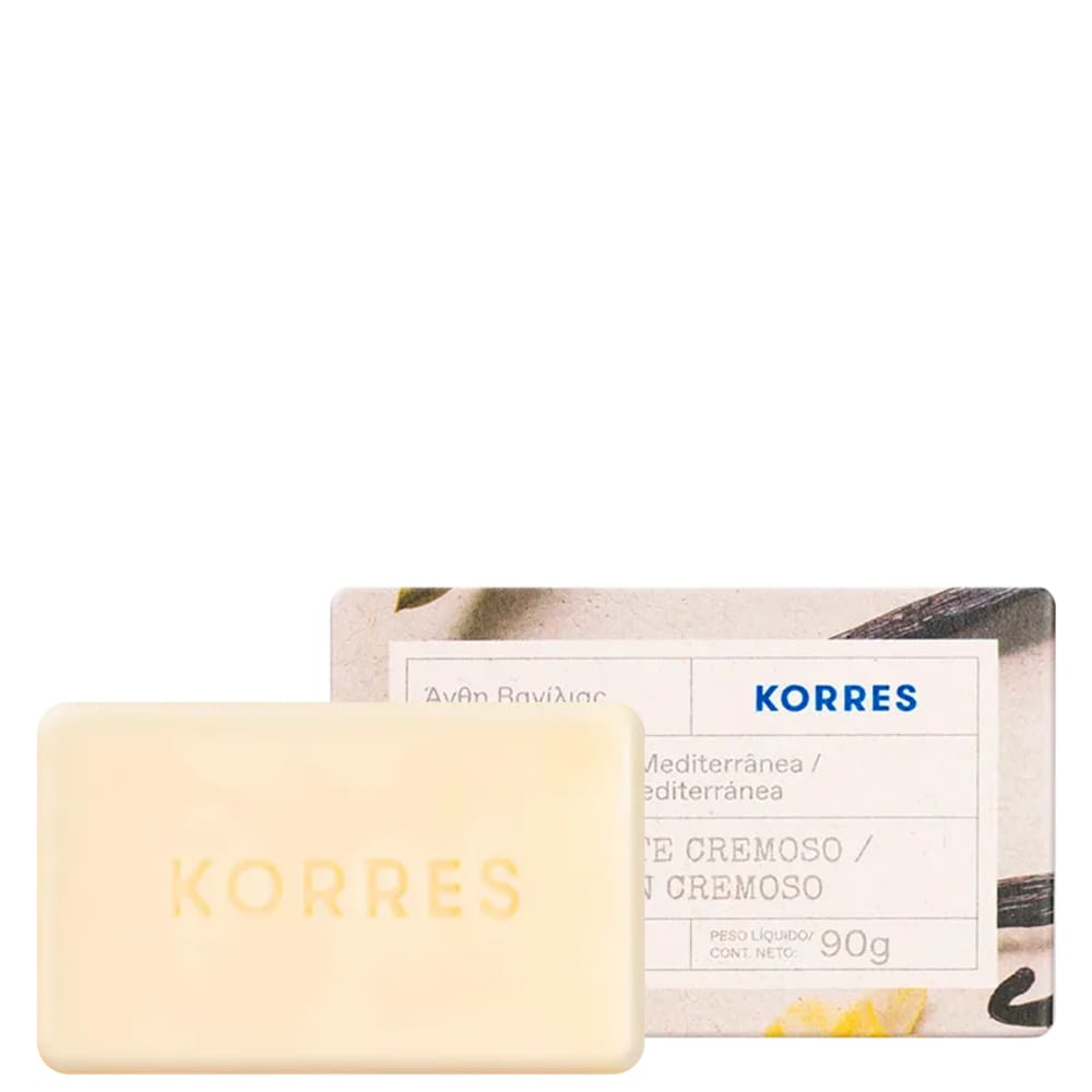 Korres Baunilha Mediterrânea - Sabonete em Barra 90g