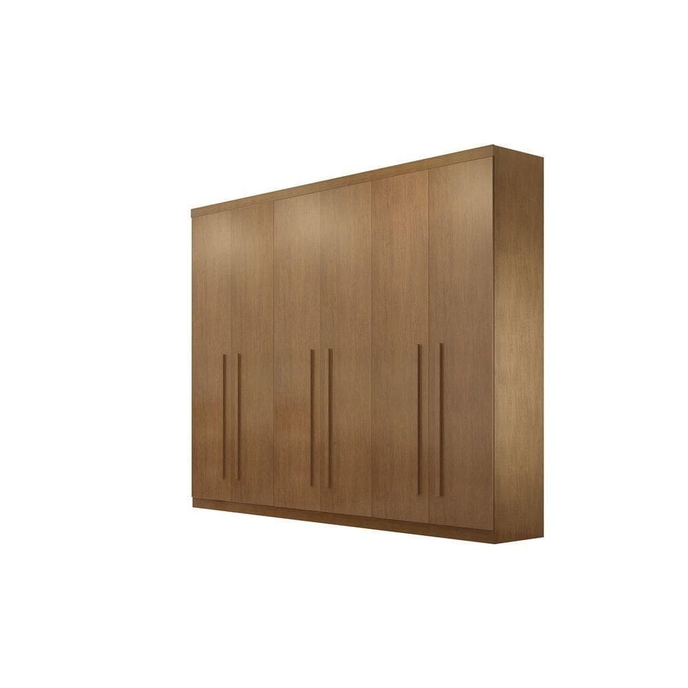 Guarda Roupa Casal 100% Mdf 6 Portas E 4 Gavetas Ruf Imbuia