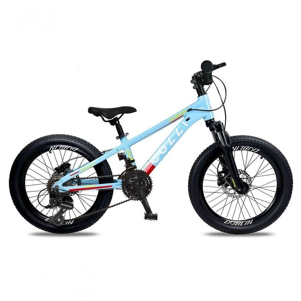 Bicicleta Aro 20 Colli Dublin Shimano 8v Azul Claro