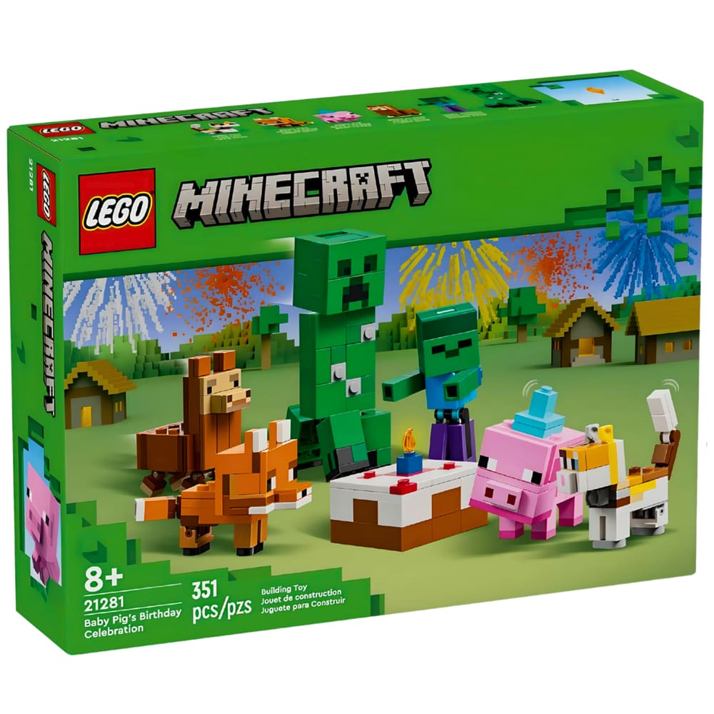 Blocos de Montar Lego Minecraft Aniversário do Porco 21281