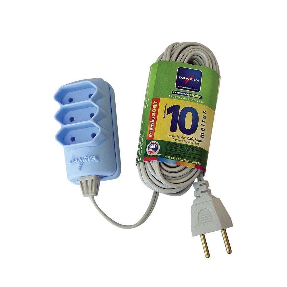 Extensao Daneva Sort Pl - Cordao Pararelo 2x0.75mm...