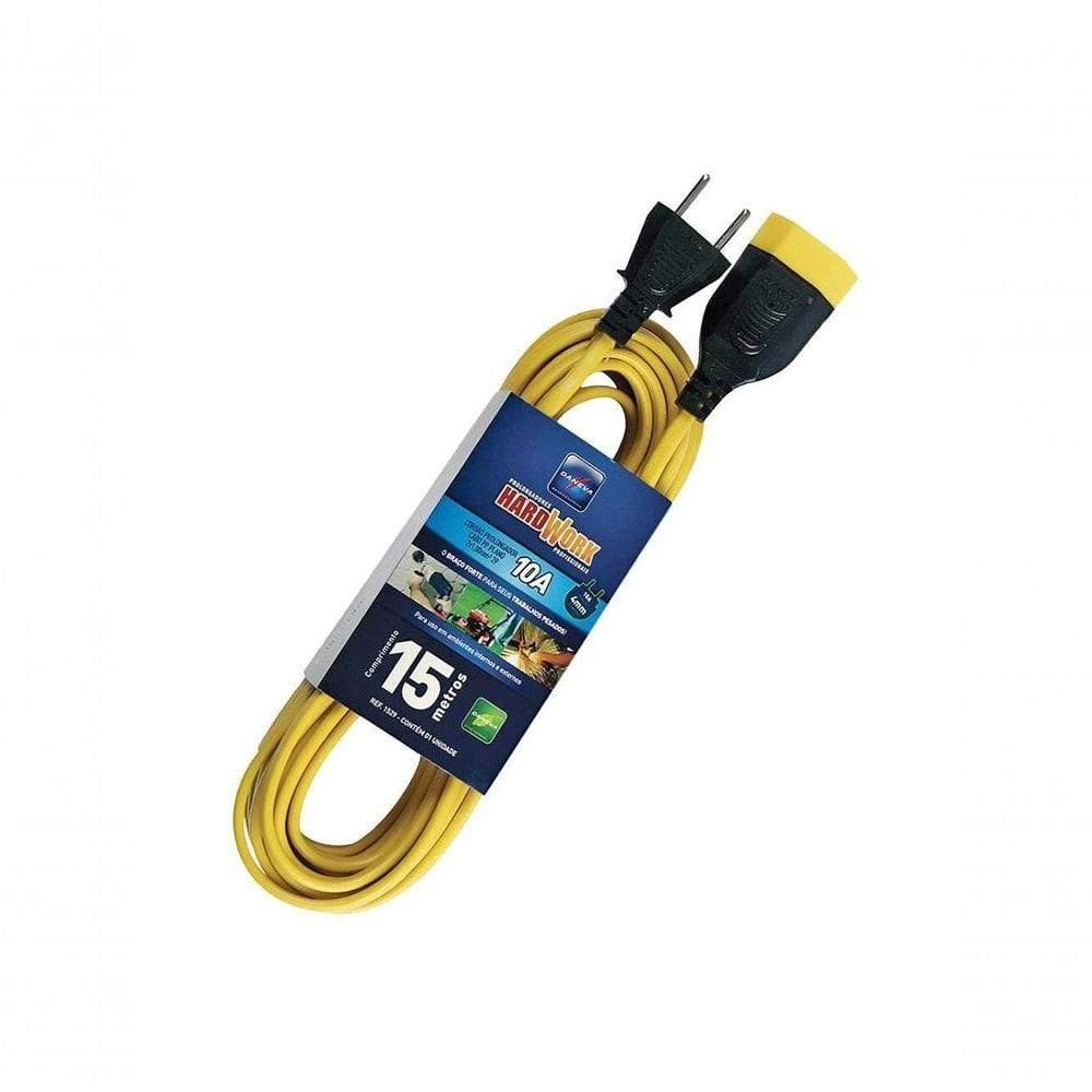 Prolongador Daneva Pp Amarelo 15 Metros 1,00 Mm Ref.1529
