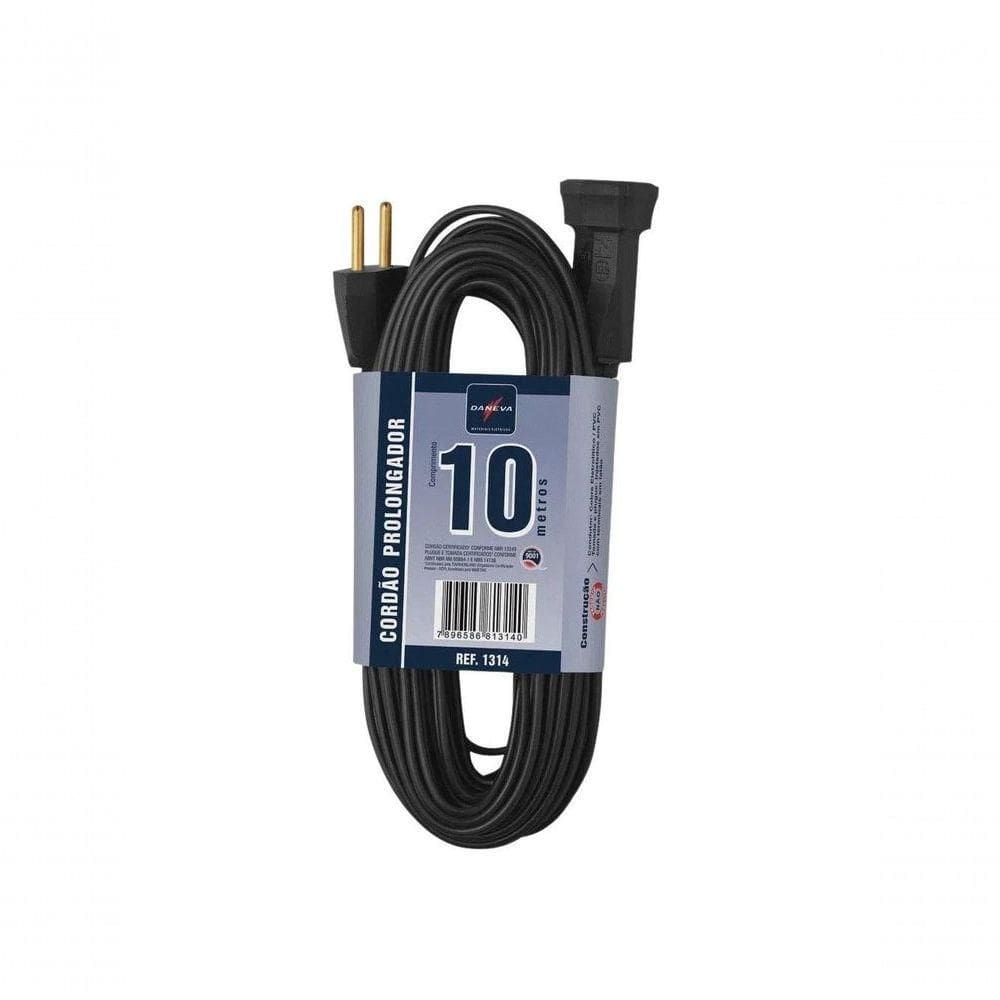 Cordao Prolongador Daneva 10 Metros Com Pino Ref.1314