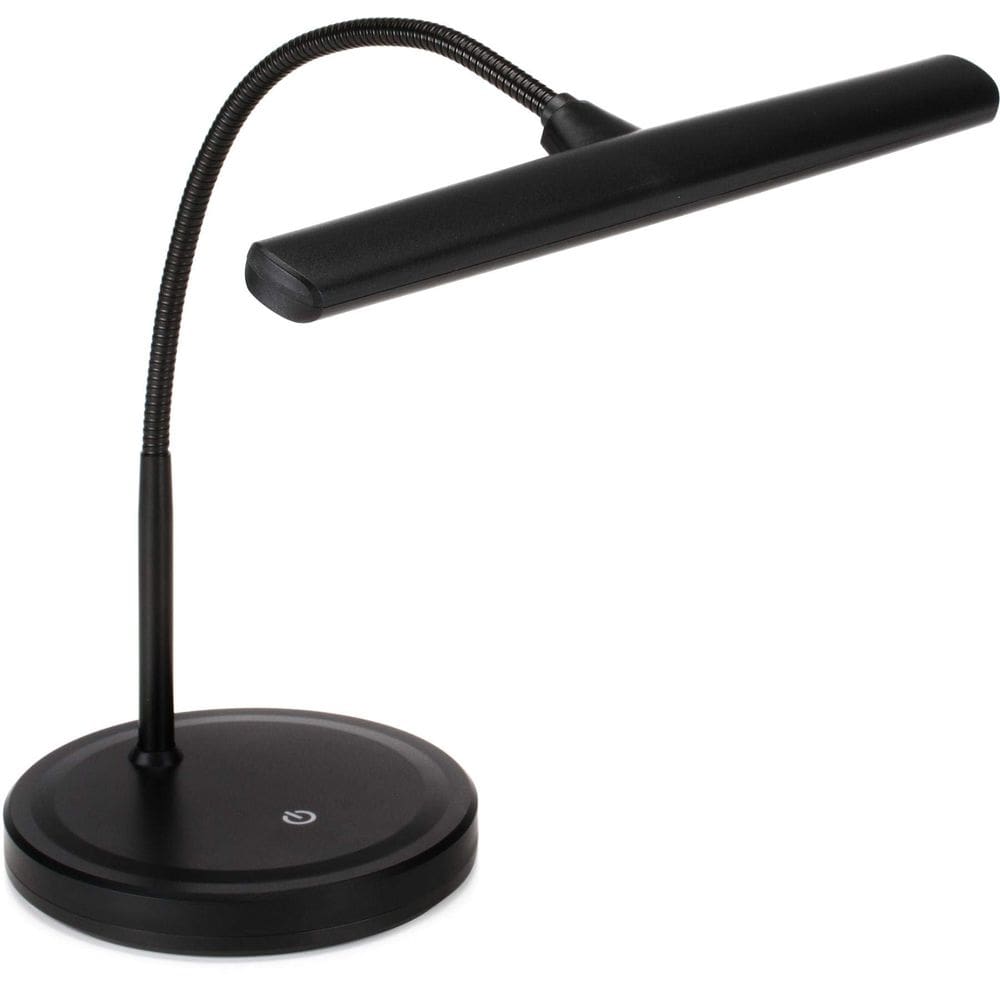 Lâmpada LED para piano no palco LED8800 com 18 LEDs e pescoço de ganso de 10,5 cm