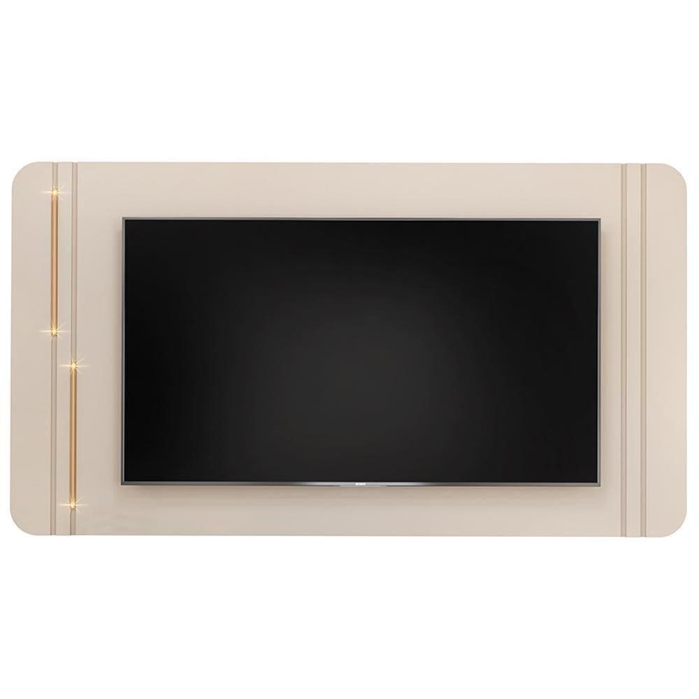Painel Suspenso 75 Pol 241 Cm Mdf Ariana Off White Dj Moveis Off White