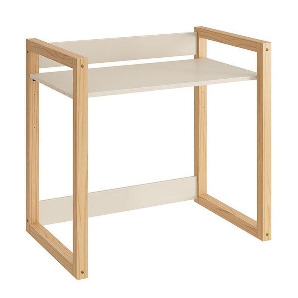 Mesa Infantil Zoe Areia Fosco-madeira Natural - Reller Móveis Areia Fosco-madeira Natural