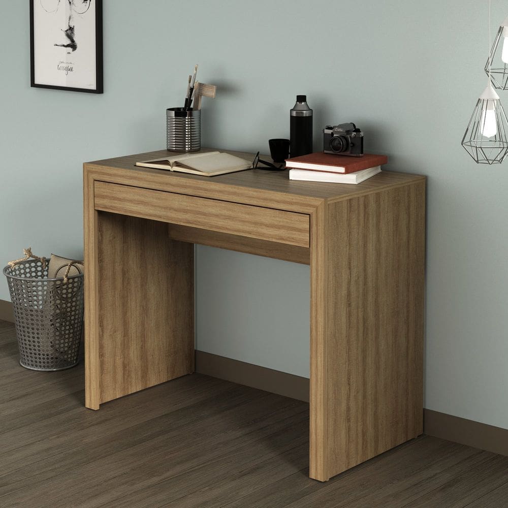 Escrivaninha para Escritório 90cm com 1 Gaveta