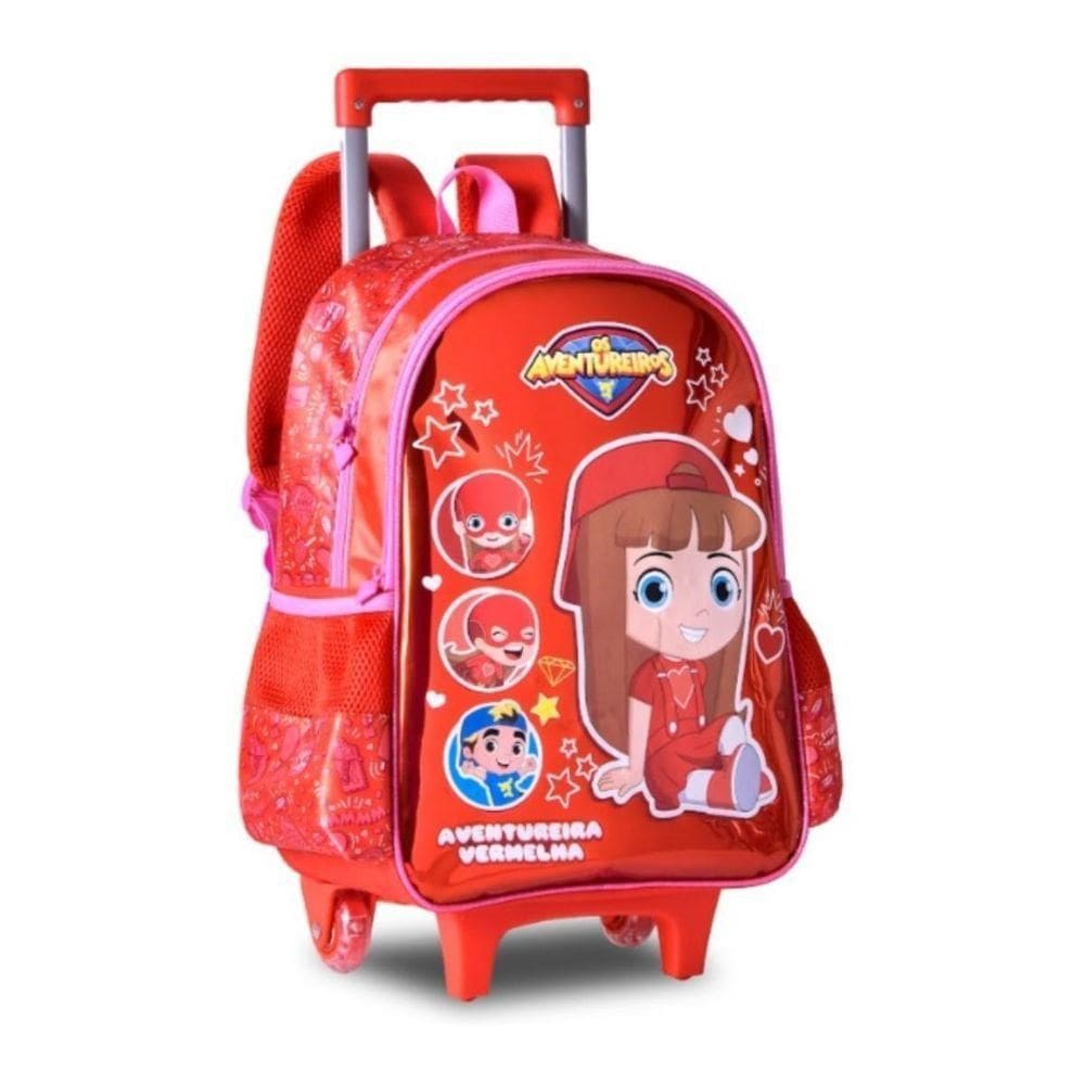 Mochila De Carrinho Aventureira Vermelha 16 Av24033k Clio