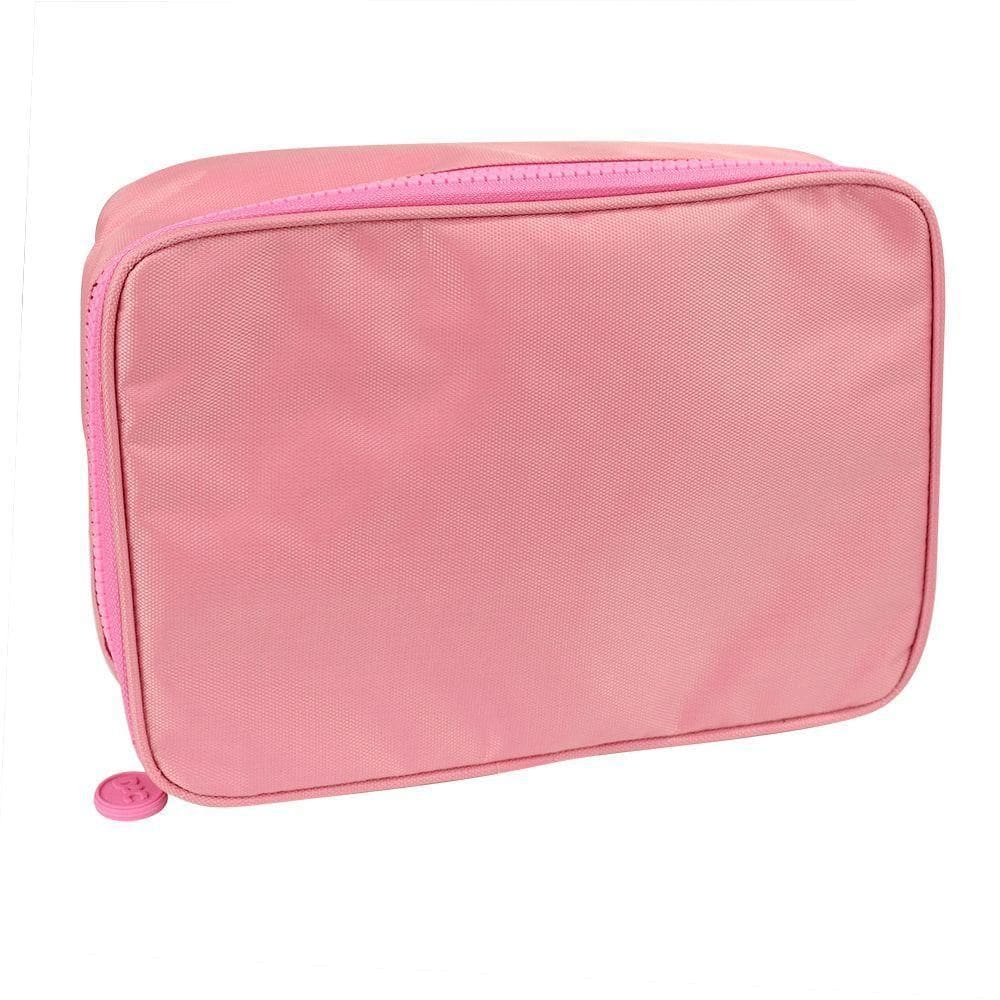 Estojo Box Escolar Com Divisórias Dac Rosa