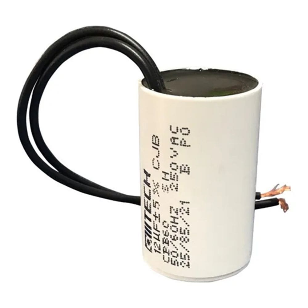 KIT 5 Capacitor 12uf 250v 2 Fios Para Motor Portão Elétrico