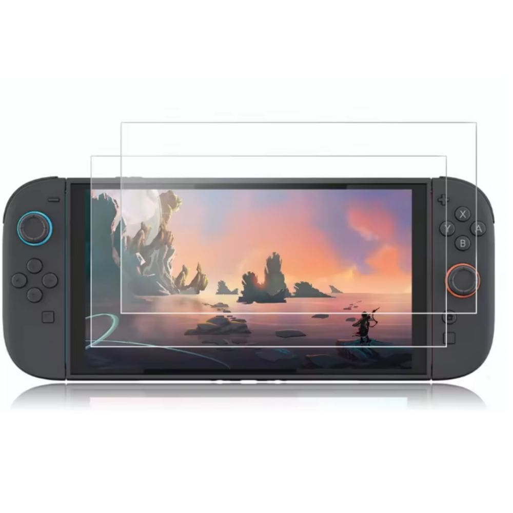 Kit 02x Películas De Vidro Hd Anti Risco Compativel Nintendo Switch 2 Tela 7.9