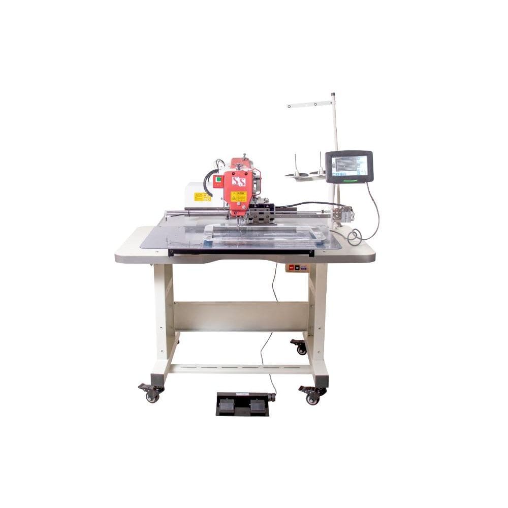 Máquina Costura Industrial Filigrana Pneumática Corte Laser 40x20cm SS4020-2D-QQ-DH-NEW 220V - Sun Special