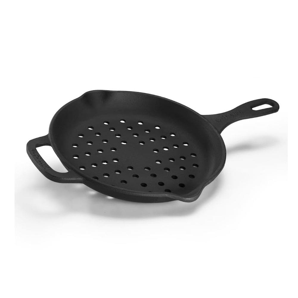Frigideira Estilo Vazada Furada CaboFerro PanelaMineira 28cm