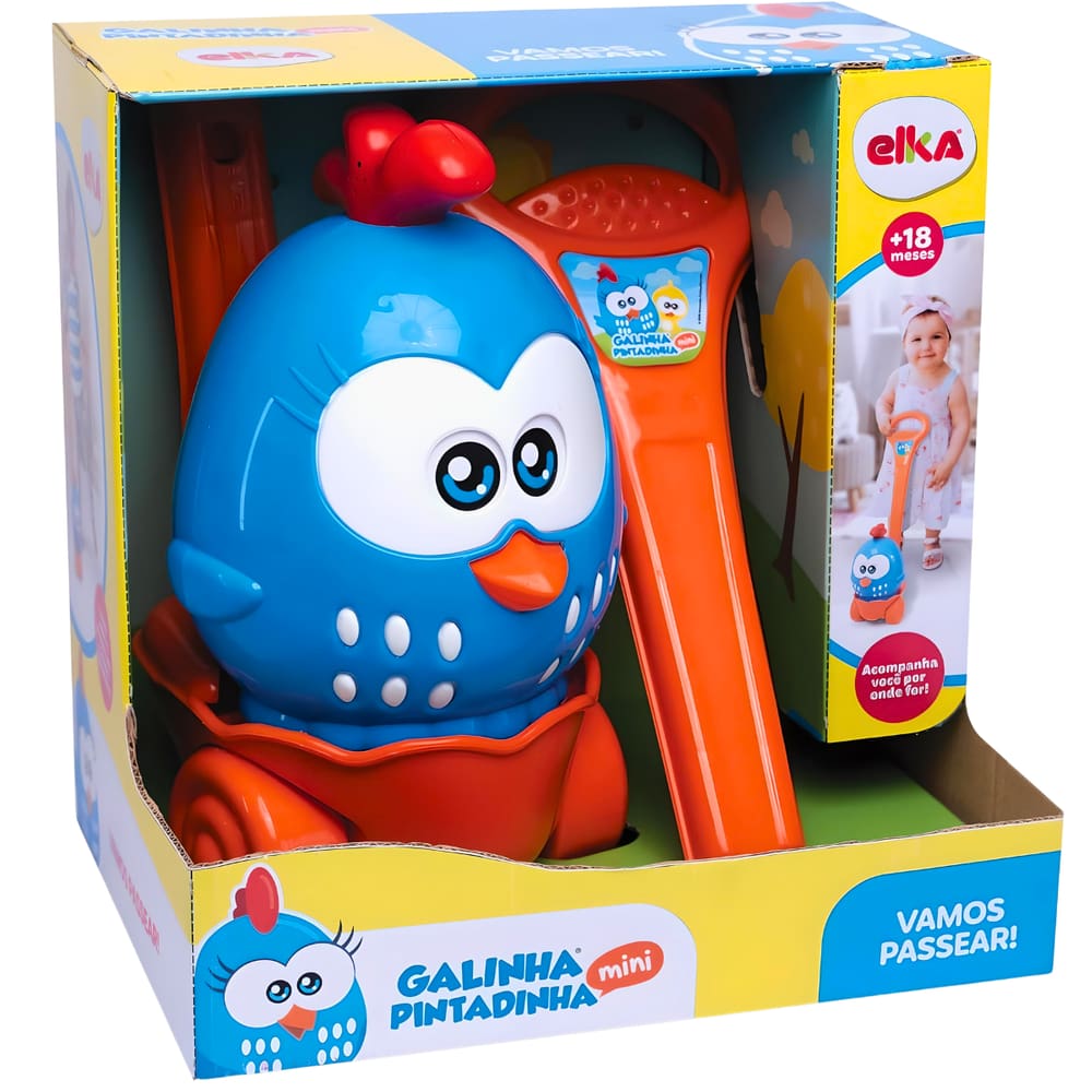 Brinquedo Infantil Vamos Passear Galinha Pintadinha Elka