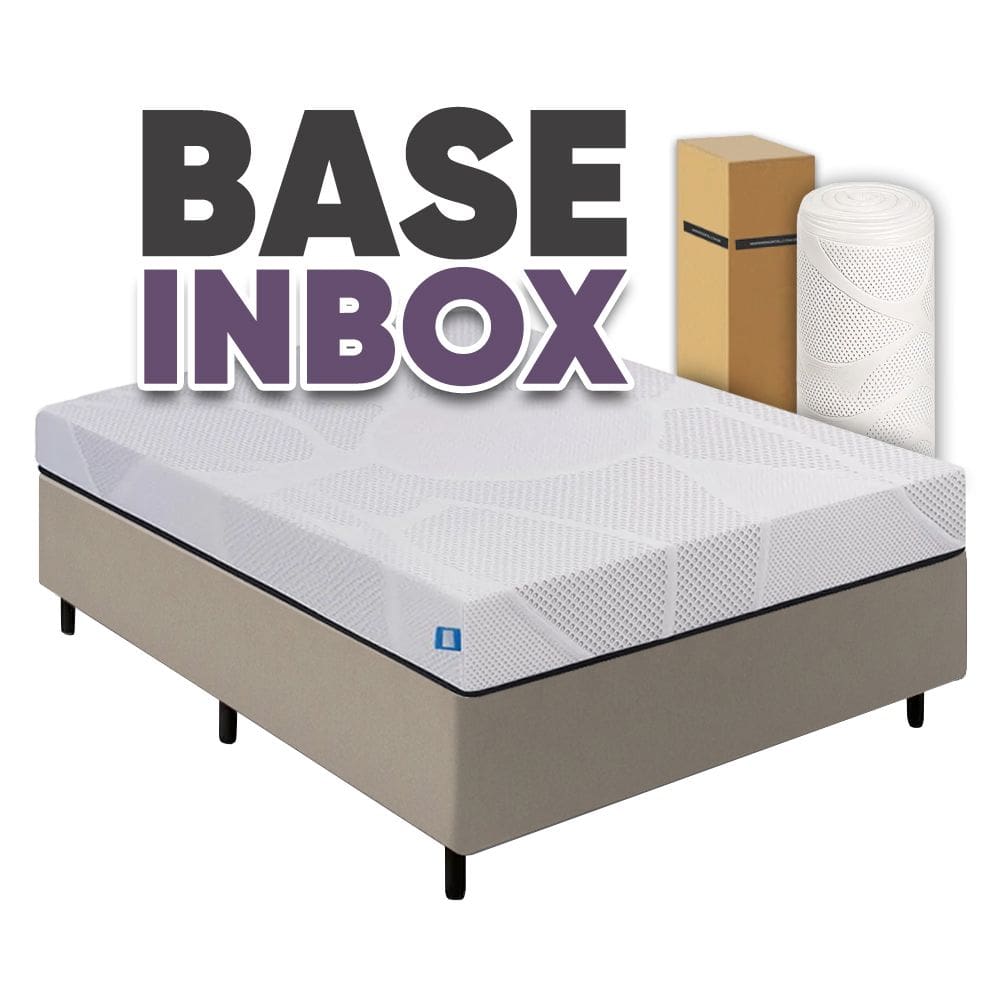 Cama Box Queen Desmontável + Colchão Umaflex Fit Firm D33 17cm Altura - Orthocamas