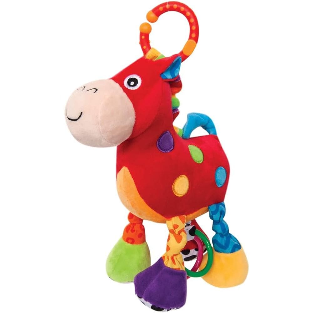 Brinquedo Infantil Cavalinho Musical Colorido Buba