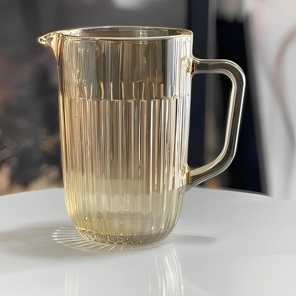 Jarra de Vidro Âmbar Athena para Água Ou Suco 1,3 Litro