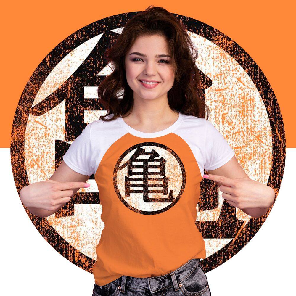 Camiseta Feminina Dragon Ball Kame Simbol