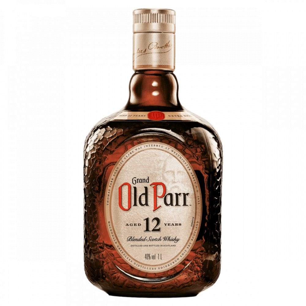 Grand Old Parr Blended Scotch Whisky Escocês 12 anos 1000ml