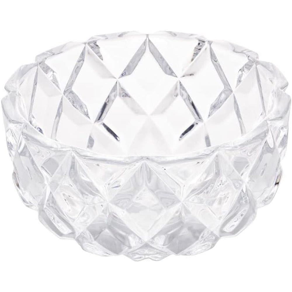 Centro De Mesa Fruteira 18x10cm Cristal Deli Diamond Lyor