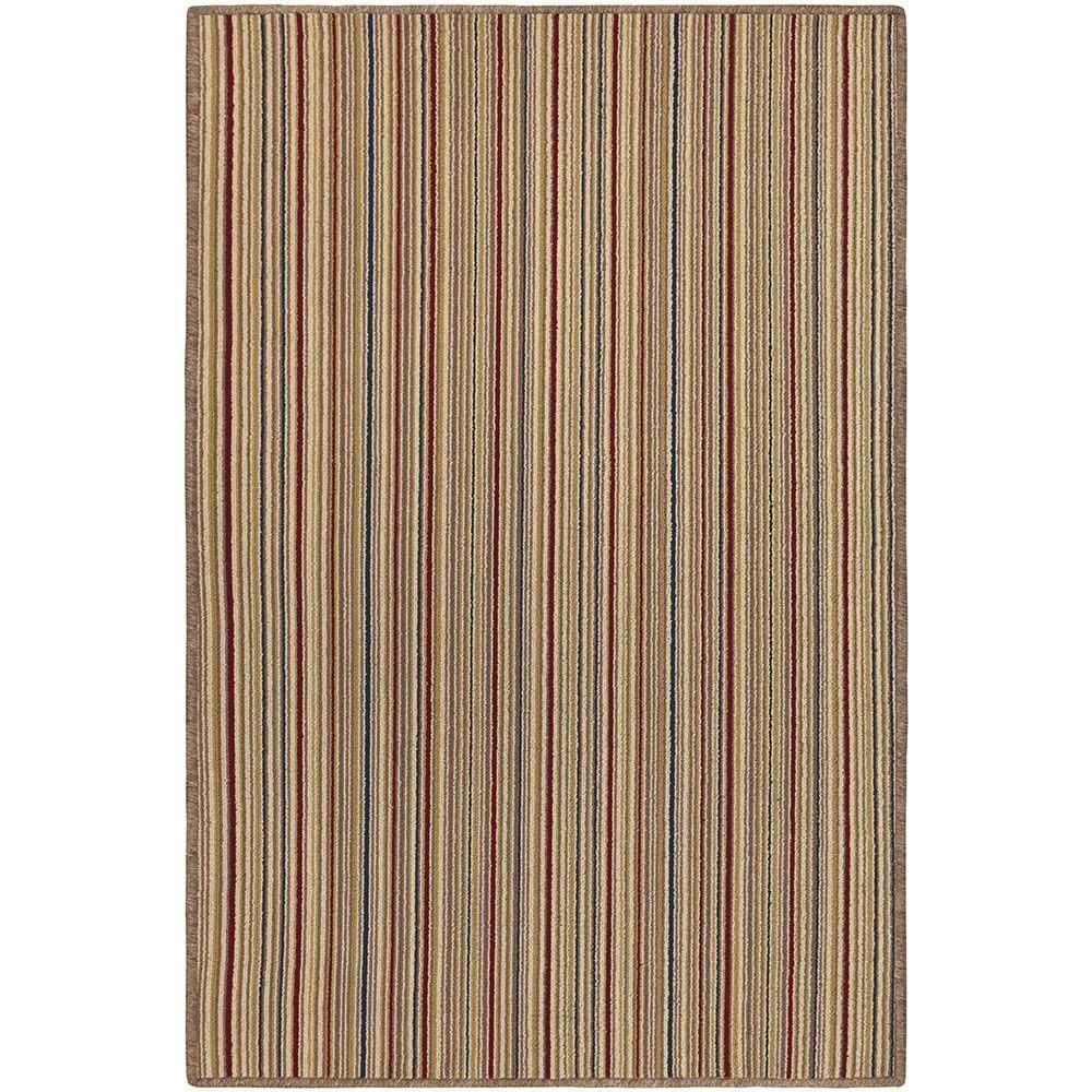 Tapete Para Sala Aruba Linhas Marrom 1,00x1,50m