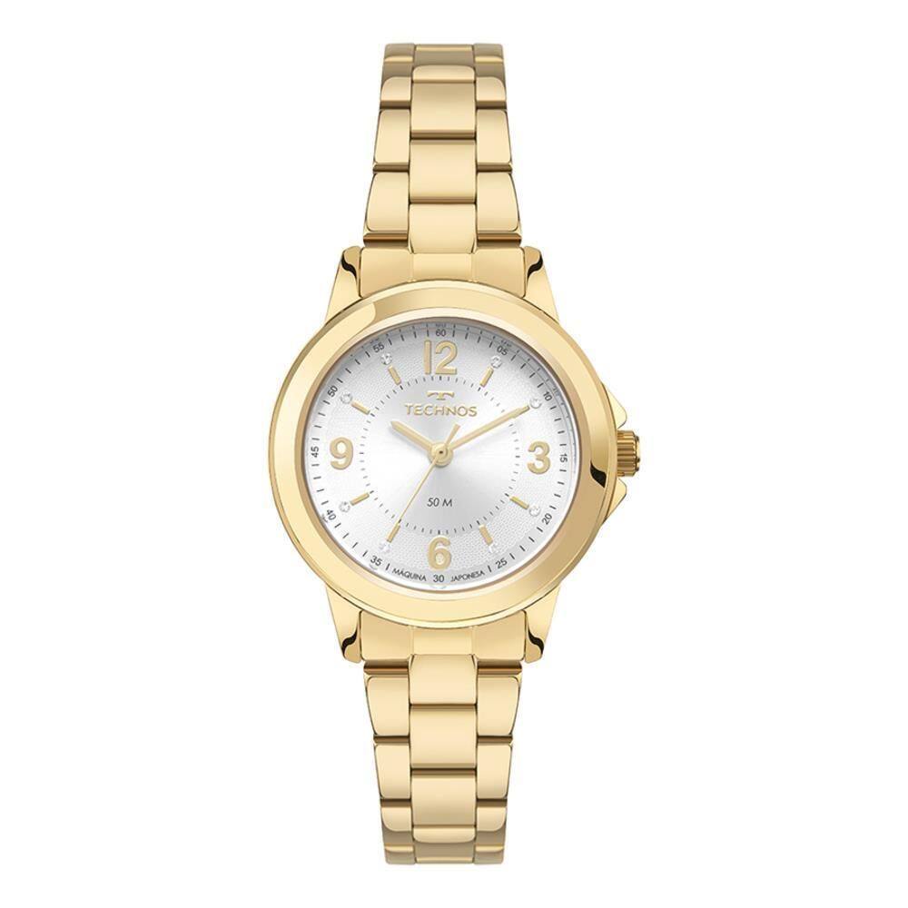 Relógio Technos Feminino Ref: 2036Nbd/1K Elegance Dourado