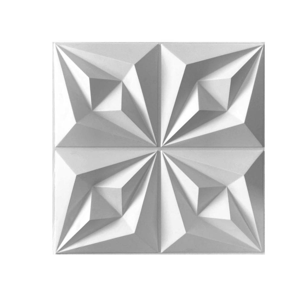 28 Placas Decorativas 3D Revestimentos Paredes 0,5Mm Origami