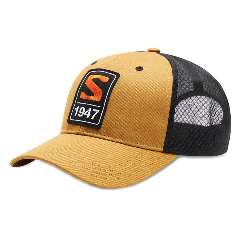 Boné Salomon Trucker Aba Curva Caqui Caqui M/G