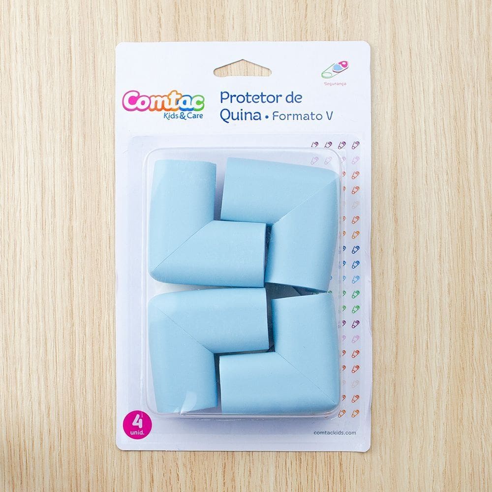 Protetor Para Quina De Mesa Formato V Comtac Kids 4212