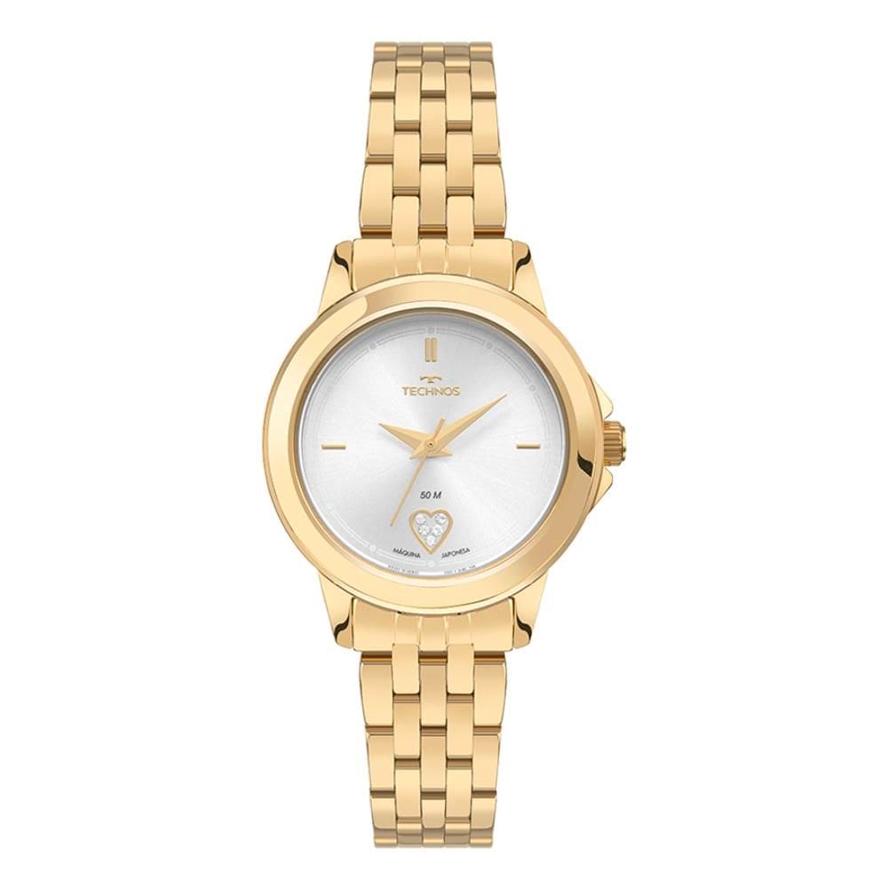 Relógio Technos Feminino Ref: 2035ncx/1k Fashion Dourado