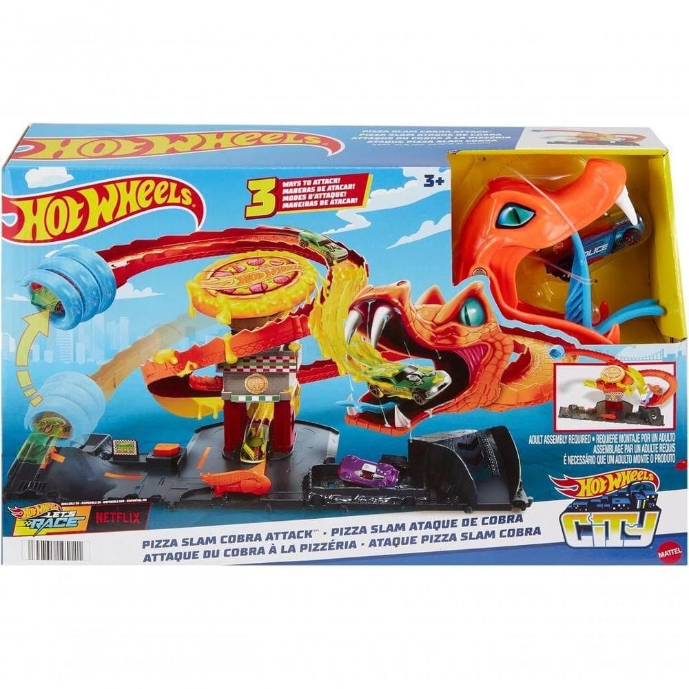 Hot Wheels City Ataque De Cobra Vs Pizzaria - Mattel Htn81