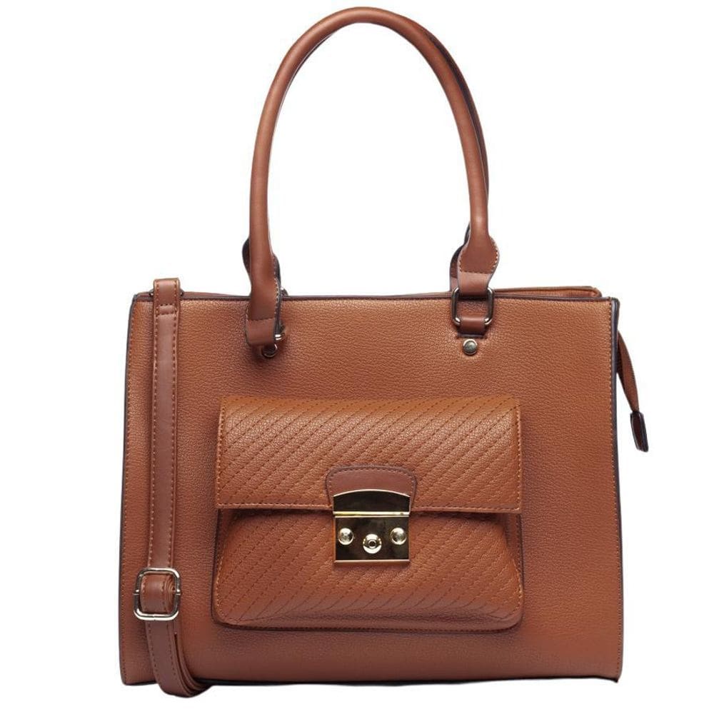 Bolsa Feminina Napa Caramelo Linda