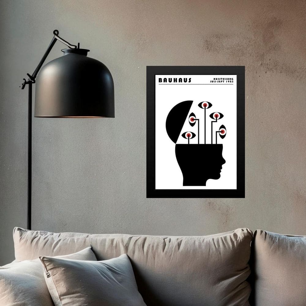 Quadro Decorativo Psicologia Bauhaus 24X18Cm