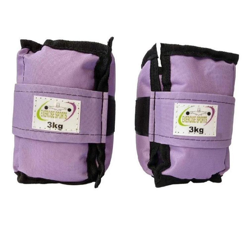 Tornozeleira De Peso 3 Kg Nylon Reforçado Par
