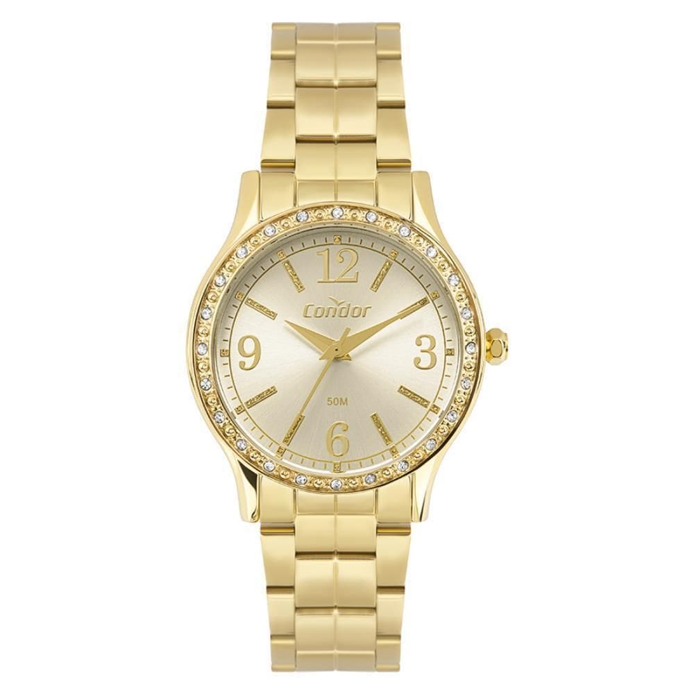 Relógio Condor Feminino Ref: Co2035Njo/4X Casual Dourado