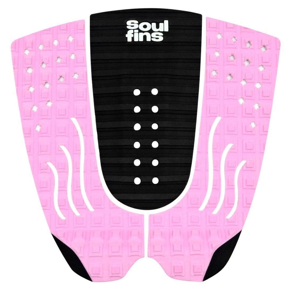 Deck Surf Antiderrapante - Soul Fins Colors Preto/Rosa 68