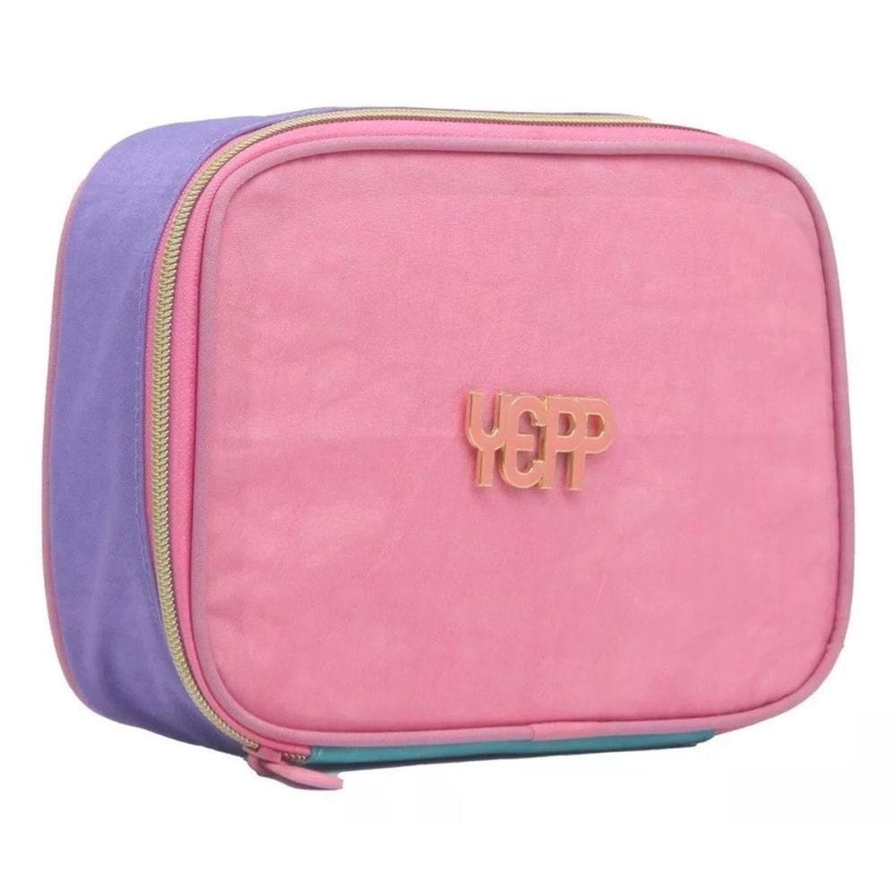 Estojo Box Infantil Juvenil Escolar Rosa Menina Yepp