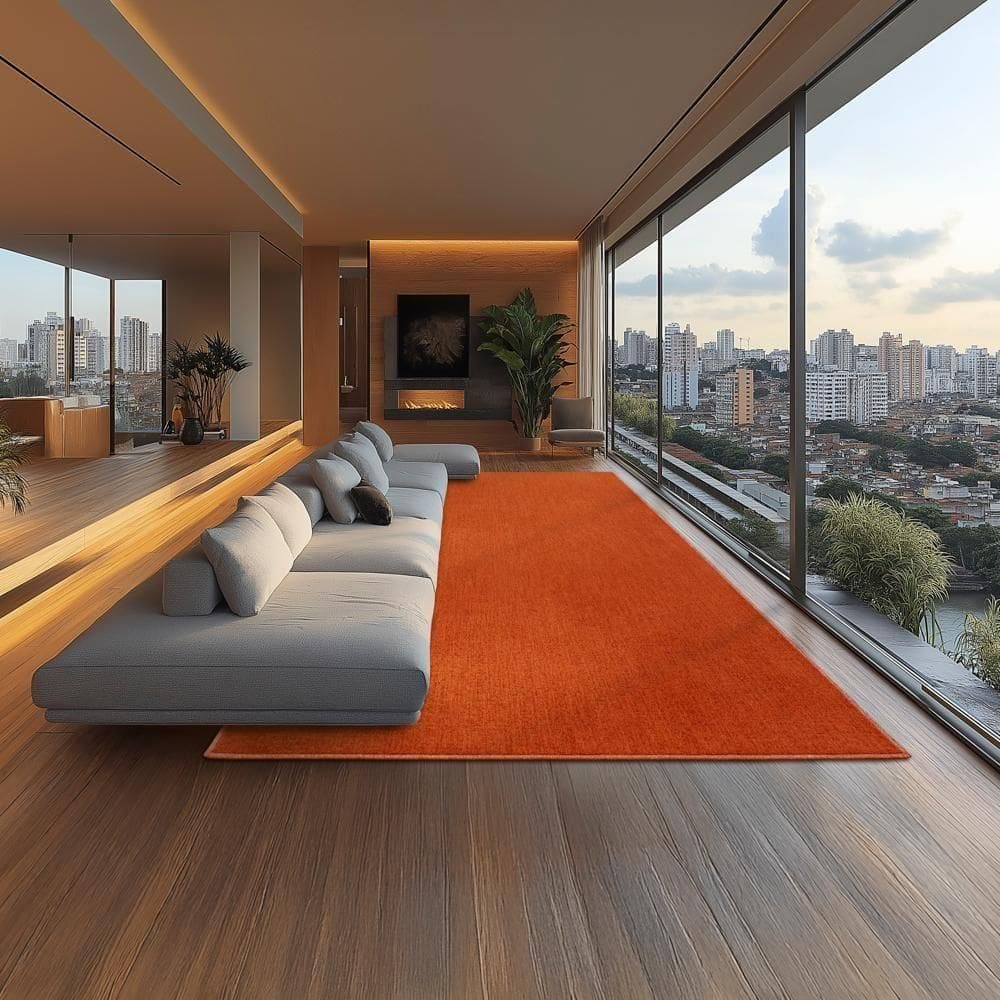 Tapete Elegant Terracotta 200x300cm Tapetes São Carlos