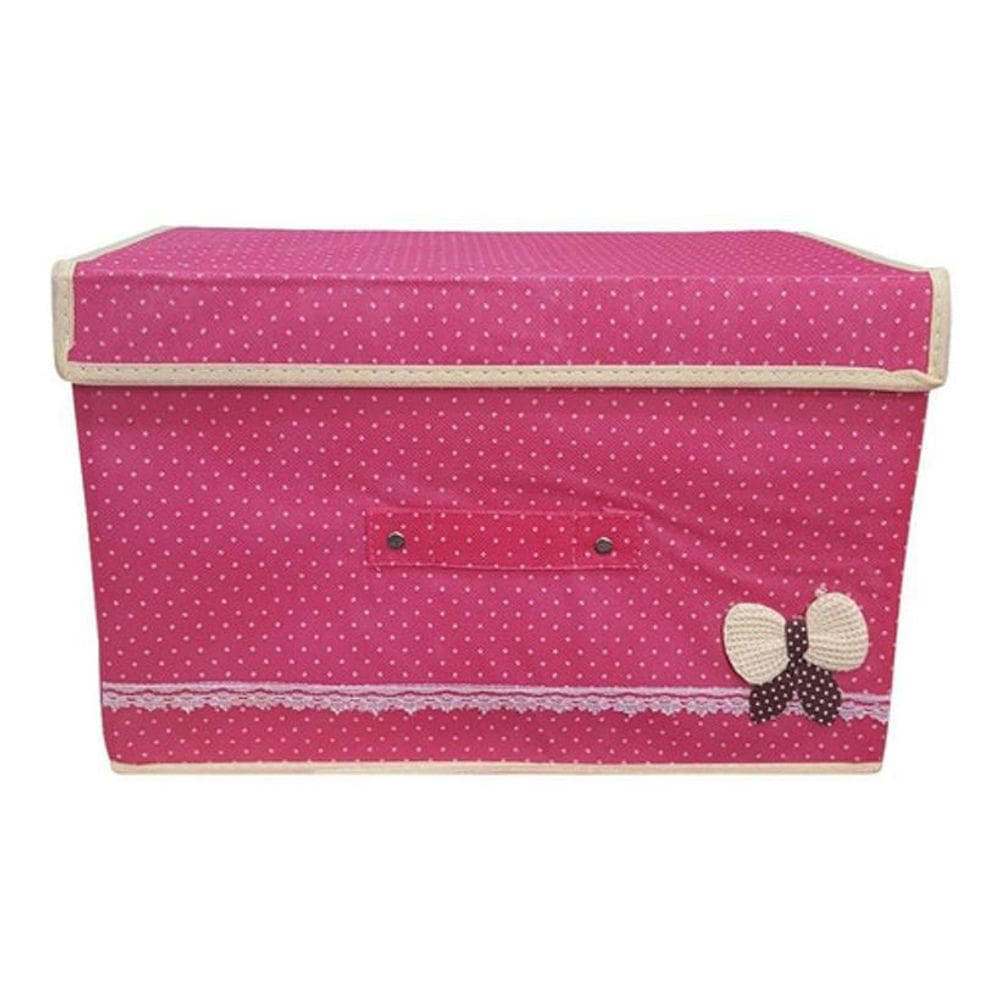 Caixa Organizadora Infantil Tecido 20X25X16 Rosa