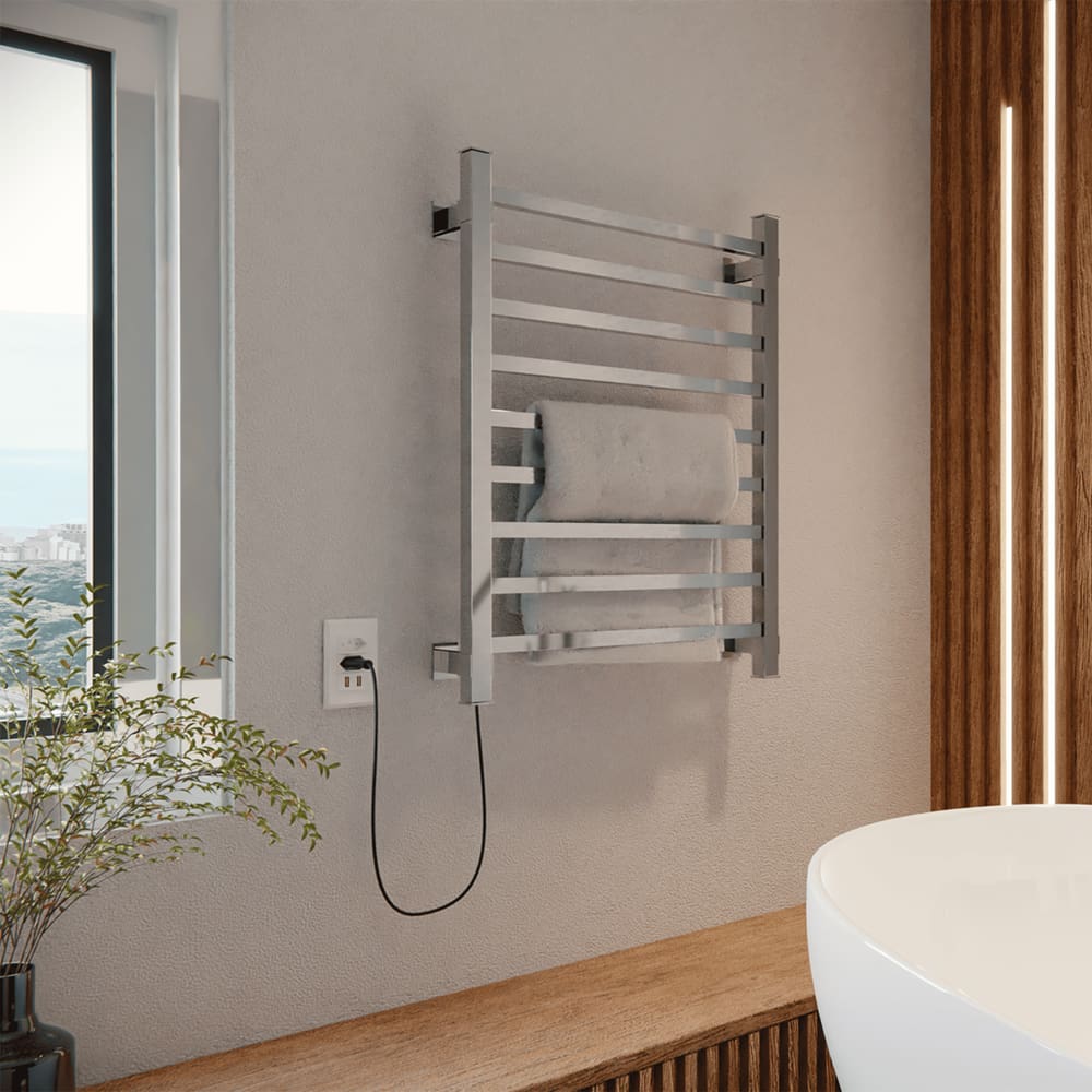 Aquecedor de Toalhas Térmico Quadratto Inox 220v Seccare