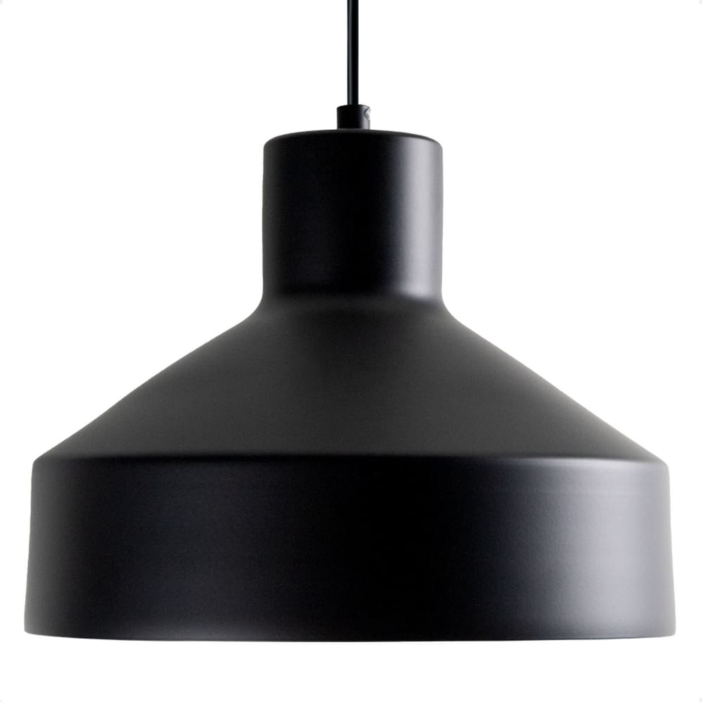 Lustre Pendente Blumenau Liza Minimalista E27 Bivolt Preto