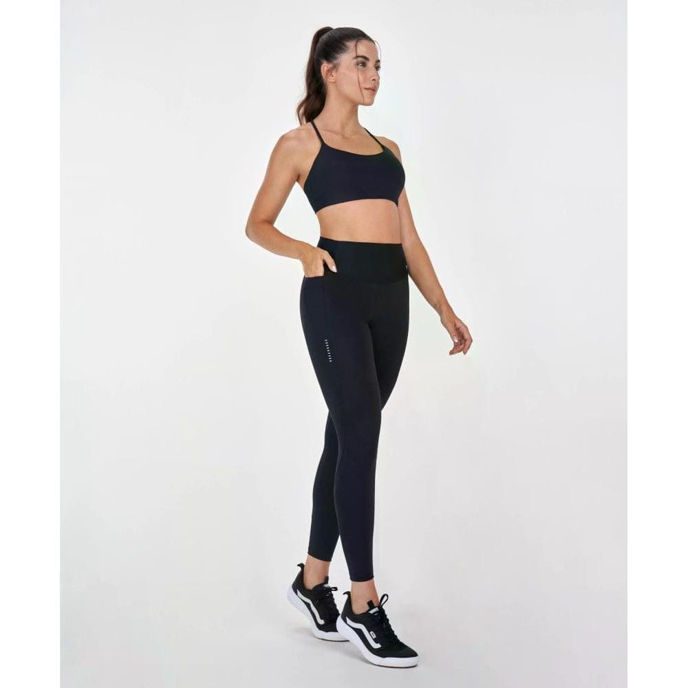 Calca Legging Running Bolso Alto Giro Eterno
