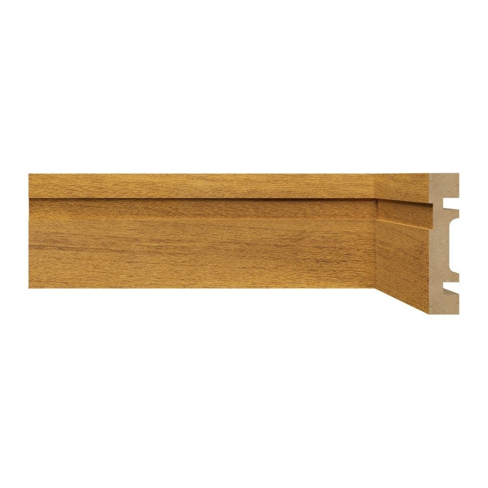 Rodapé de MDF Frisado de 7cm x 2,40m Rende 2,4 Metros Moldufama 702 Turim