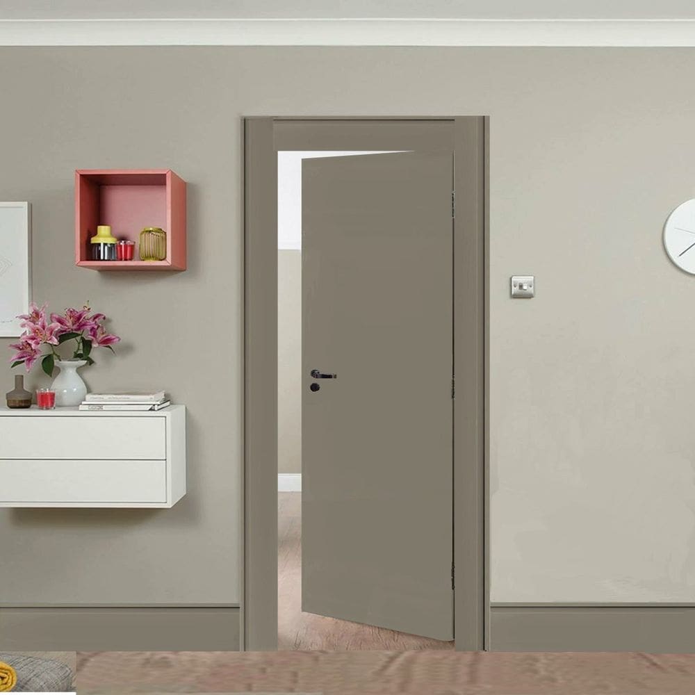 Rodapé de MDF Frisado de 20cm x 2,40m Rende 2,4 Metros Moldufama 2002 Cinza Titanium
